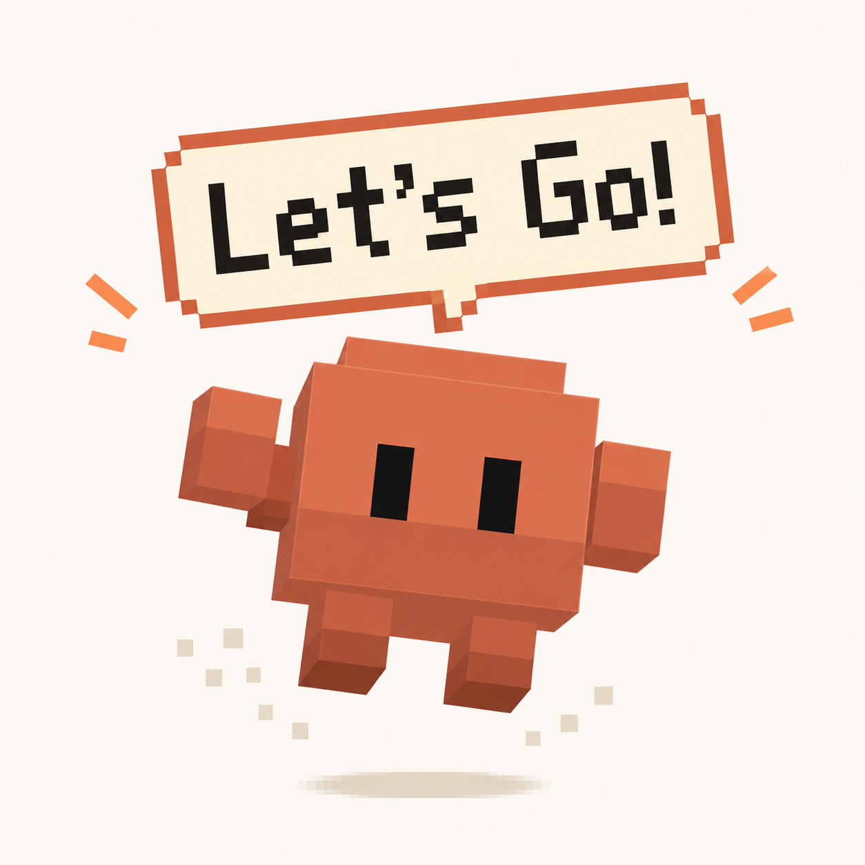 Excited cher.ai mascot